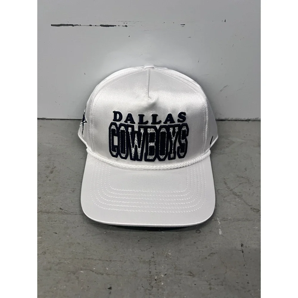 '47 Brand Dallas Cowboys Outspoken Hitch Hat Womens White Adjustable NFL Cap NWT